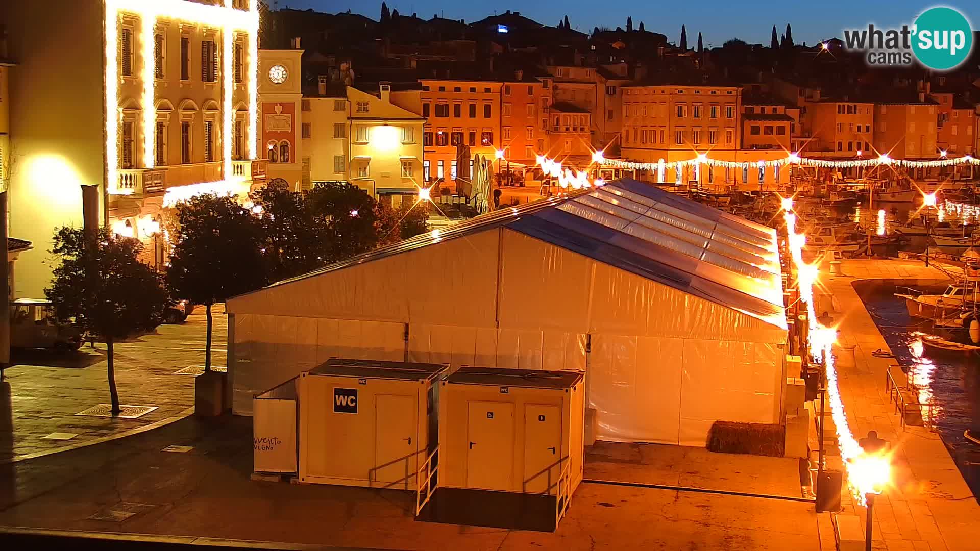 Spletna kamera Rovinj promenada in marina | Rovinj Vreme