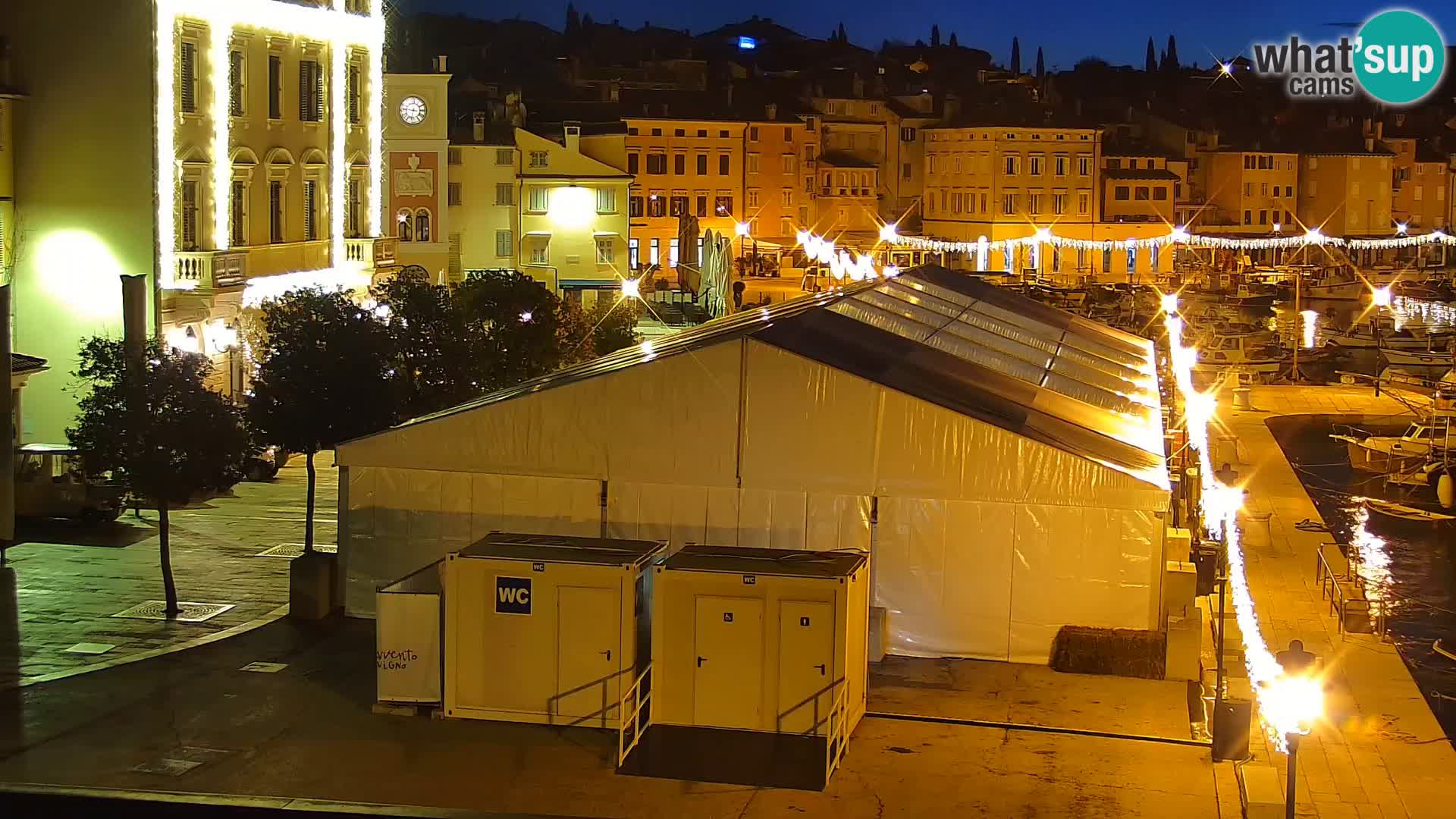 Promenade e marina a Rovinj