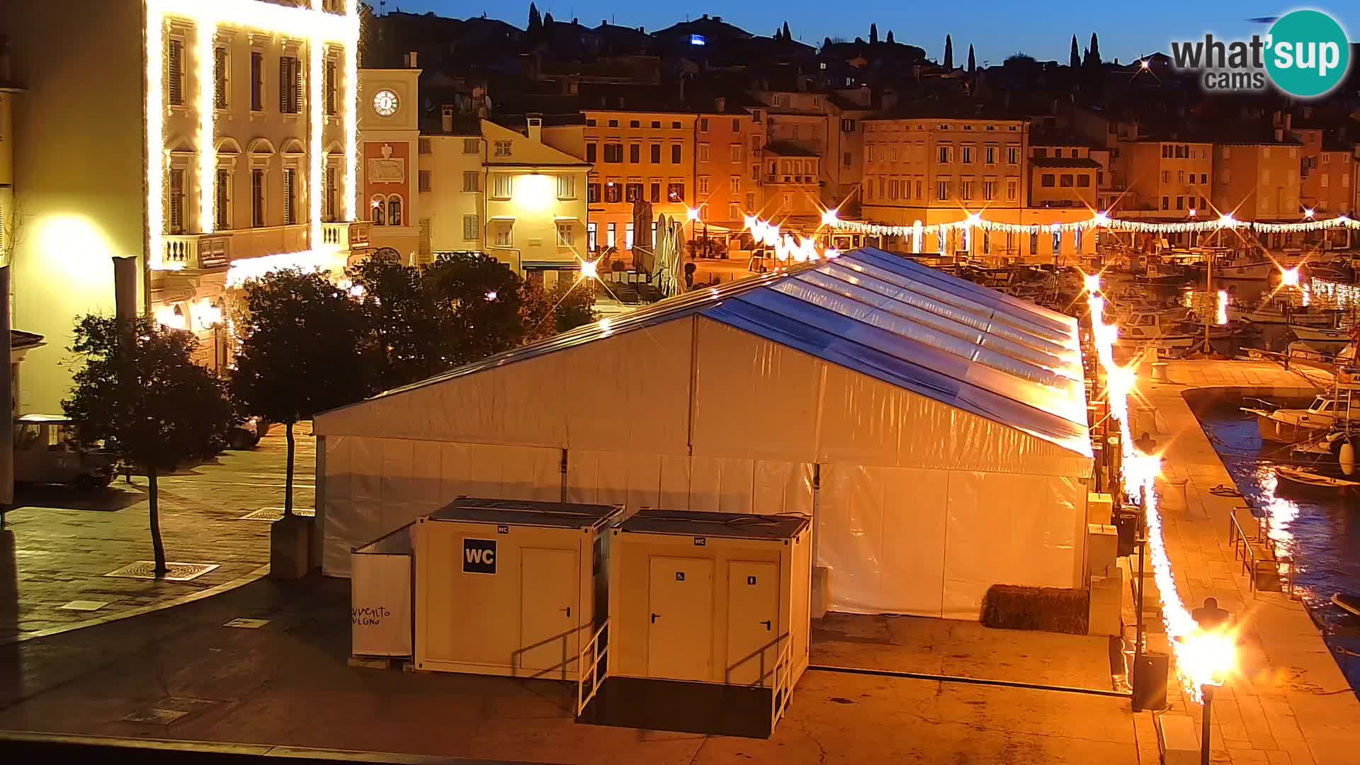 Spletna kamera Rovinj promenada in marina | Rovinj Vreme