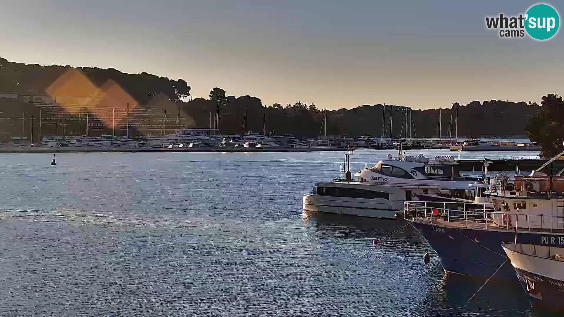 Promenade e marina a Rovinj