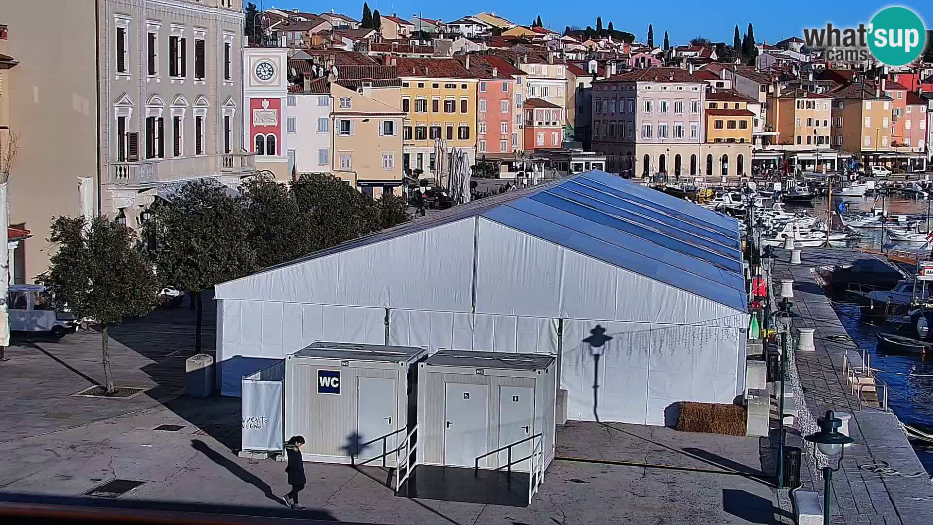 Rovinj webcam promenade and marina – Istria – Croatia