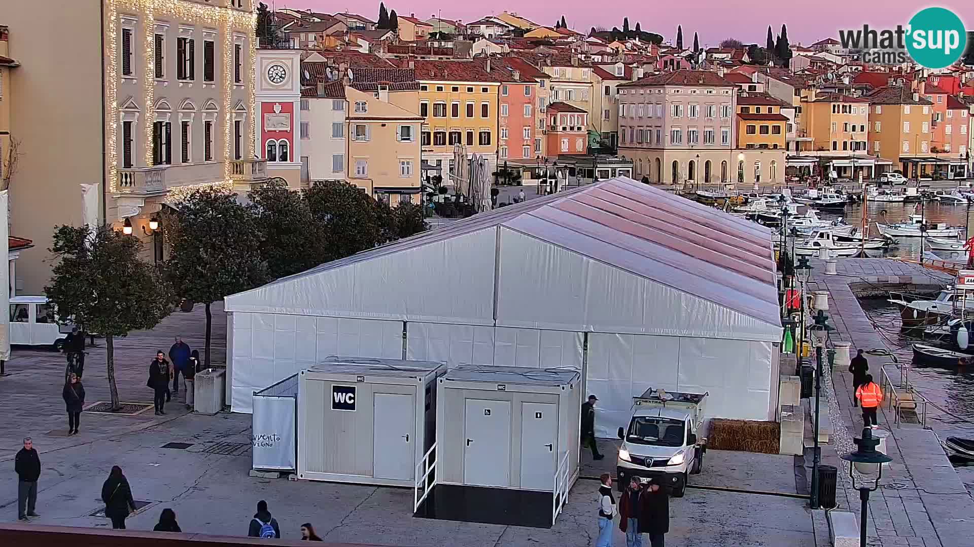 Rovinj webcam promenade and marina – Istria – Croatia