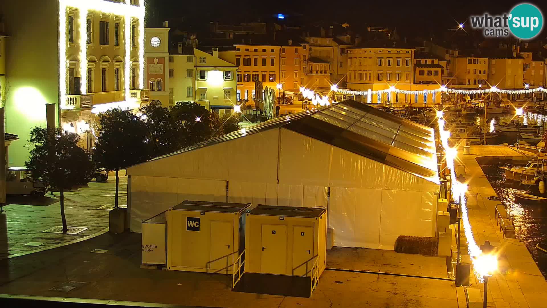 Spletna kamera Rovinj promenada in marina | Rovinj Vreme