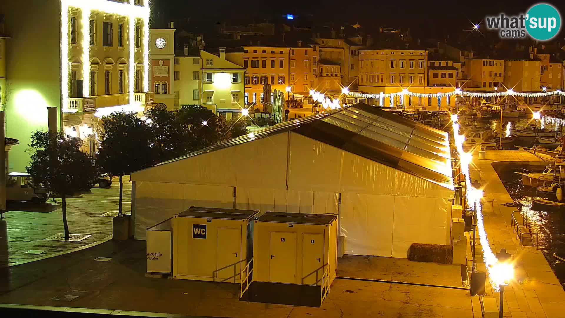 Spletna kamera Rovinj promenada in marina | Rovinj Vreme