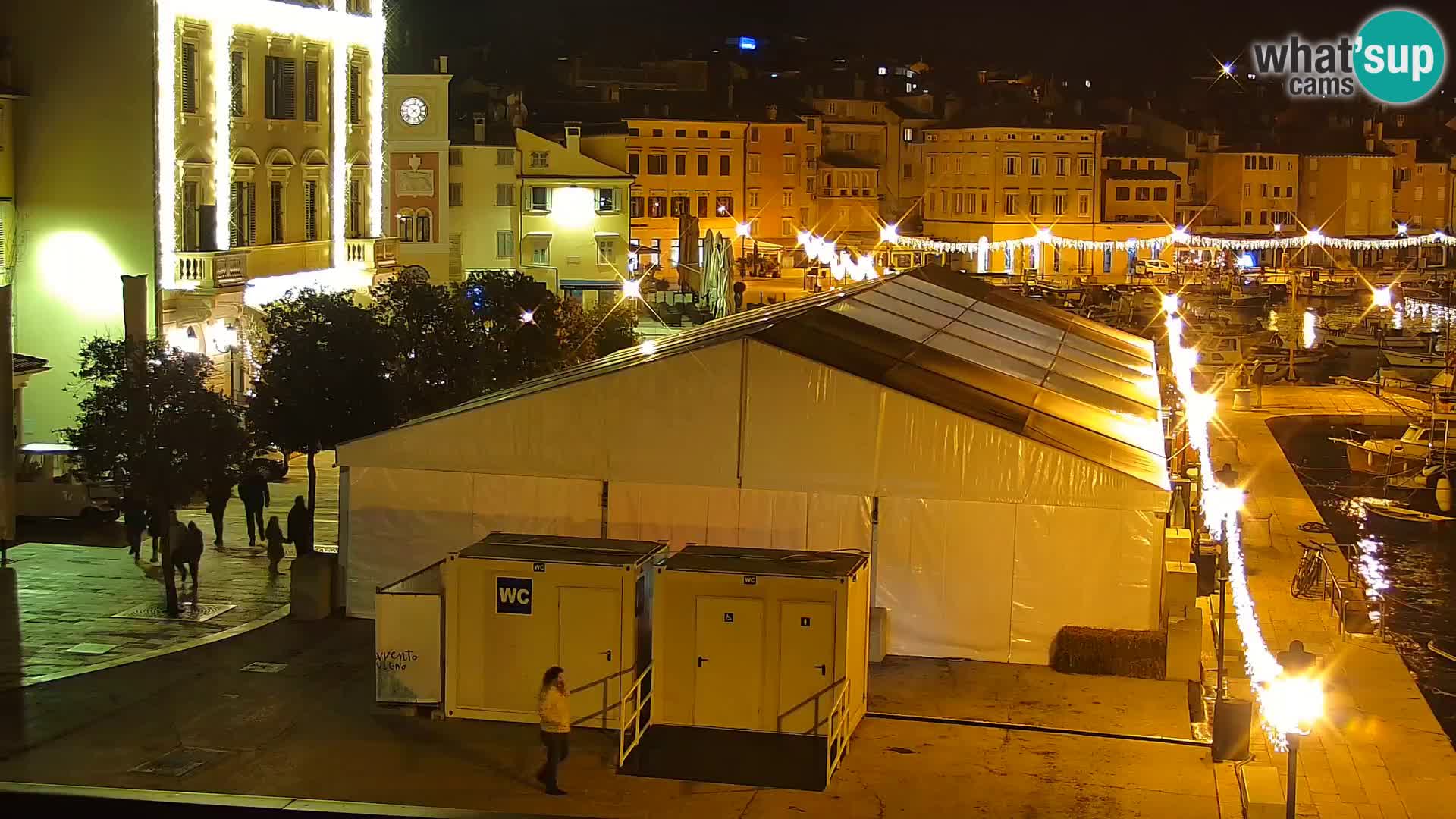 Rovinj webcam promenade and marina – Istria – Croatia