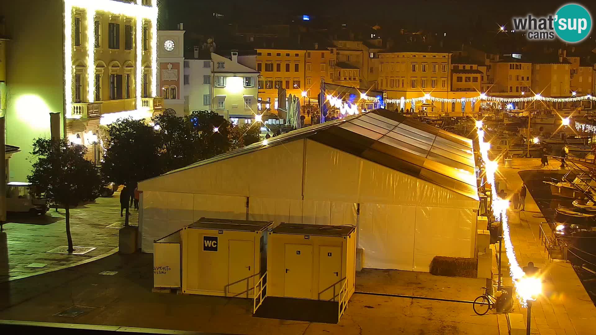 Rovinj webcam promenade and marina – Istria – Croatia