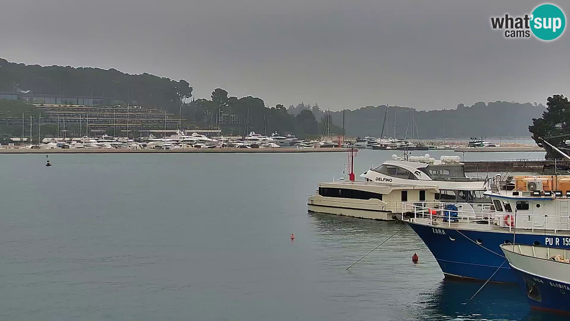 Promenade e marina a Rovinj