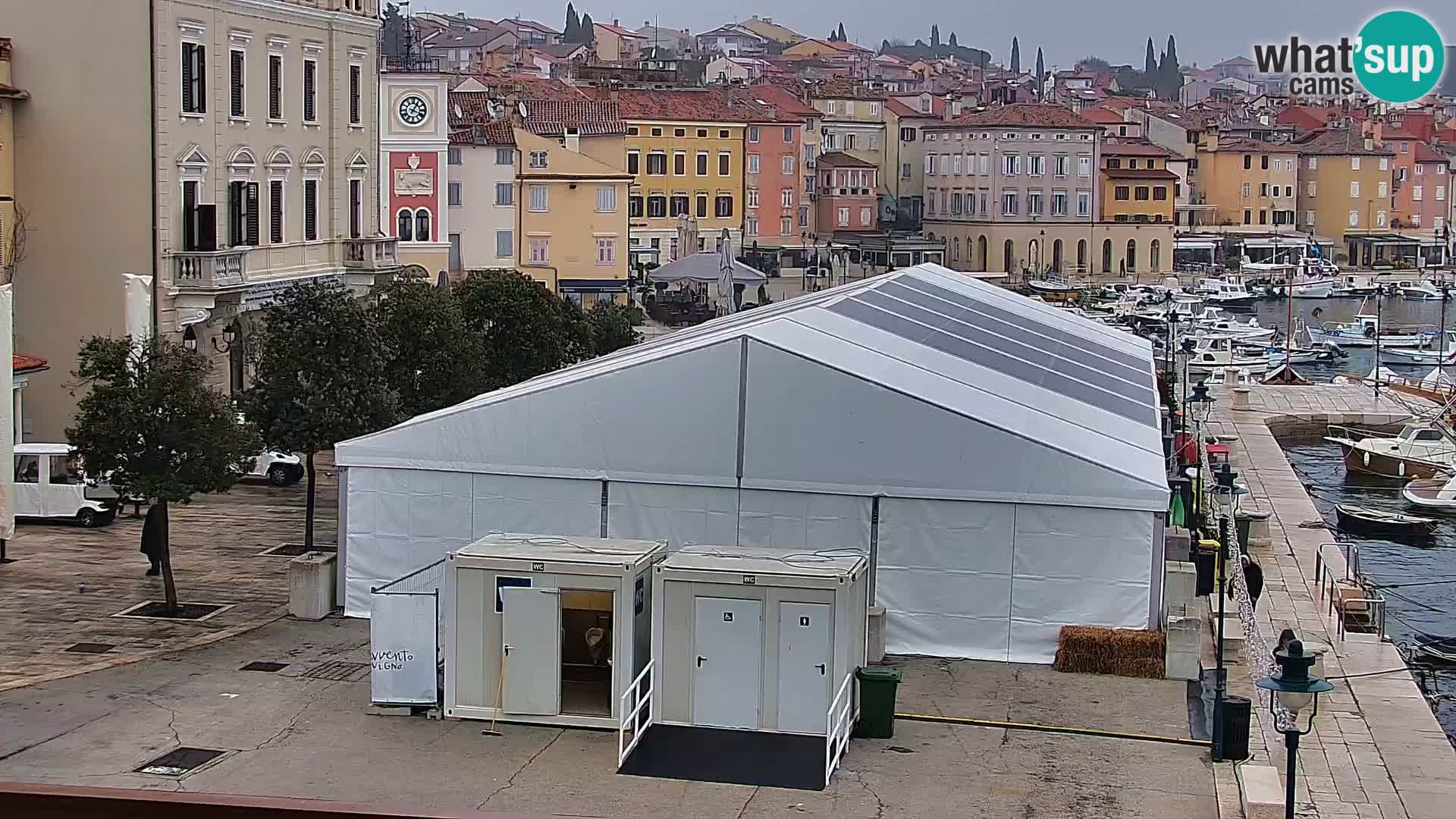 Webcam Rovigno marina | Lungomare | Rovinj Croazia