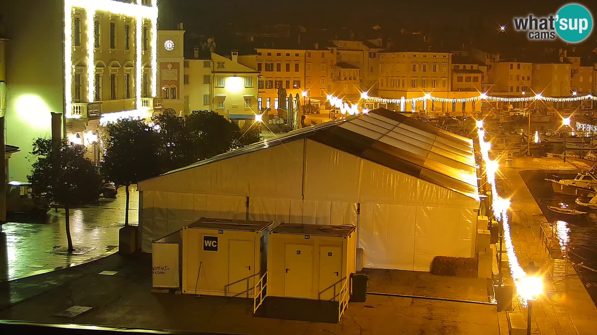 Rovinj webcam promenade and marina – Istria – Croatia