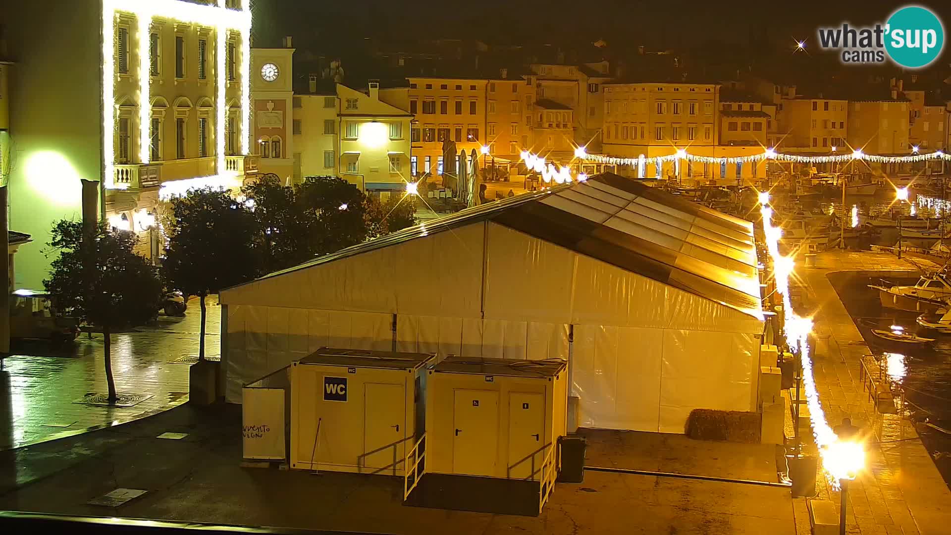 Spletna kamera Rovinj promenada in marina | Rovinj Vreme