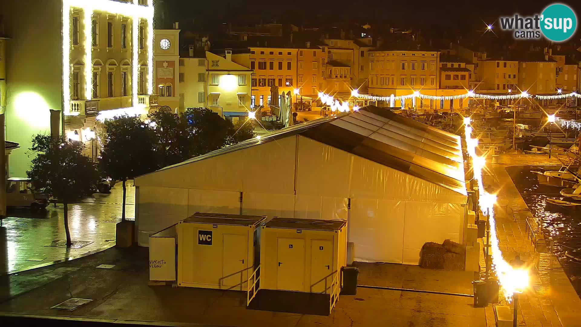 Rovinj webcam promenade and marina – Istria – Croatia