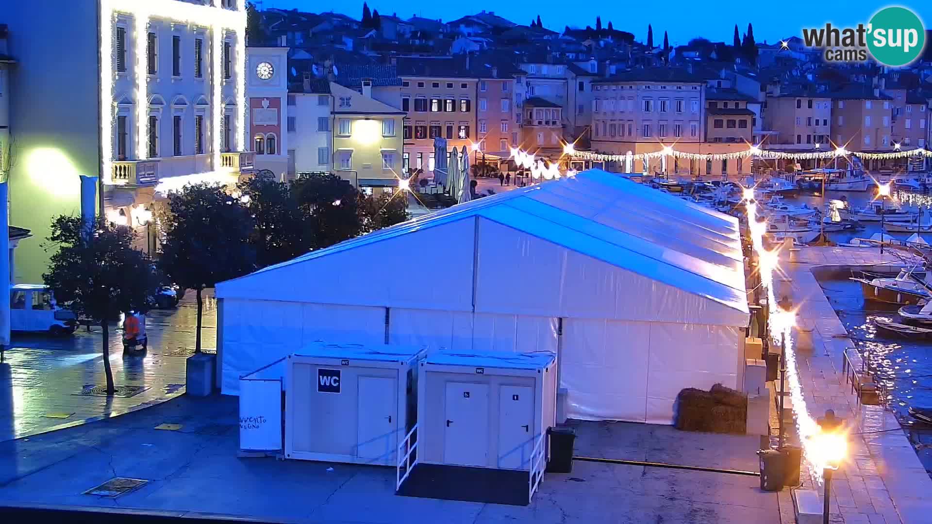 Promenade e marina a Rovinj