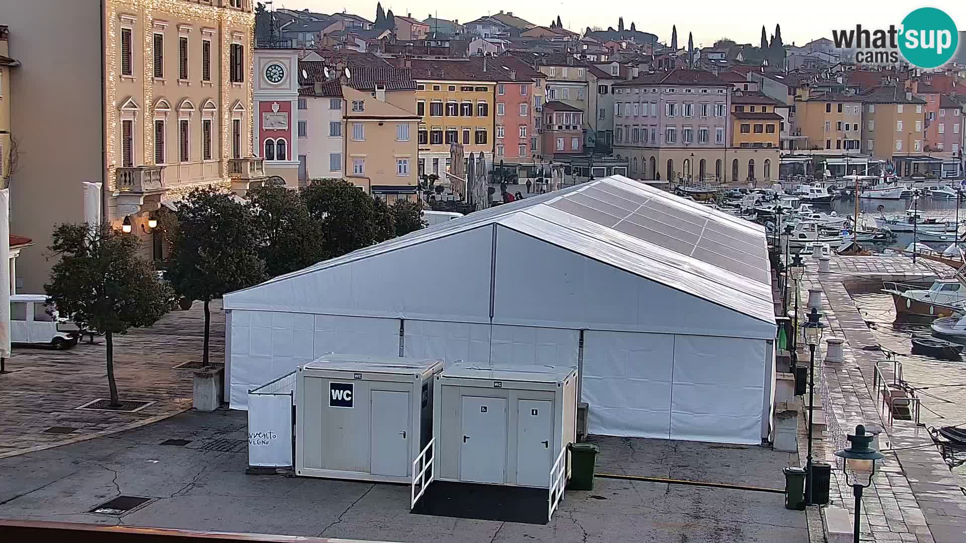 Rovinj webcam promenade and marina – Istria – Croatia