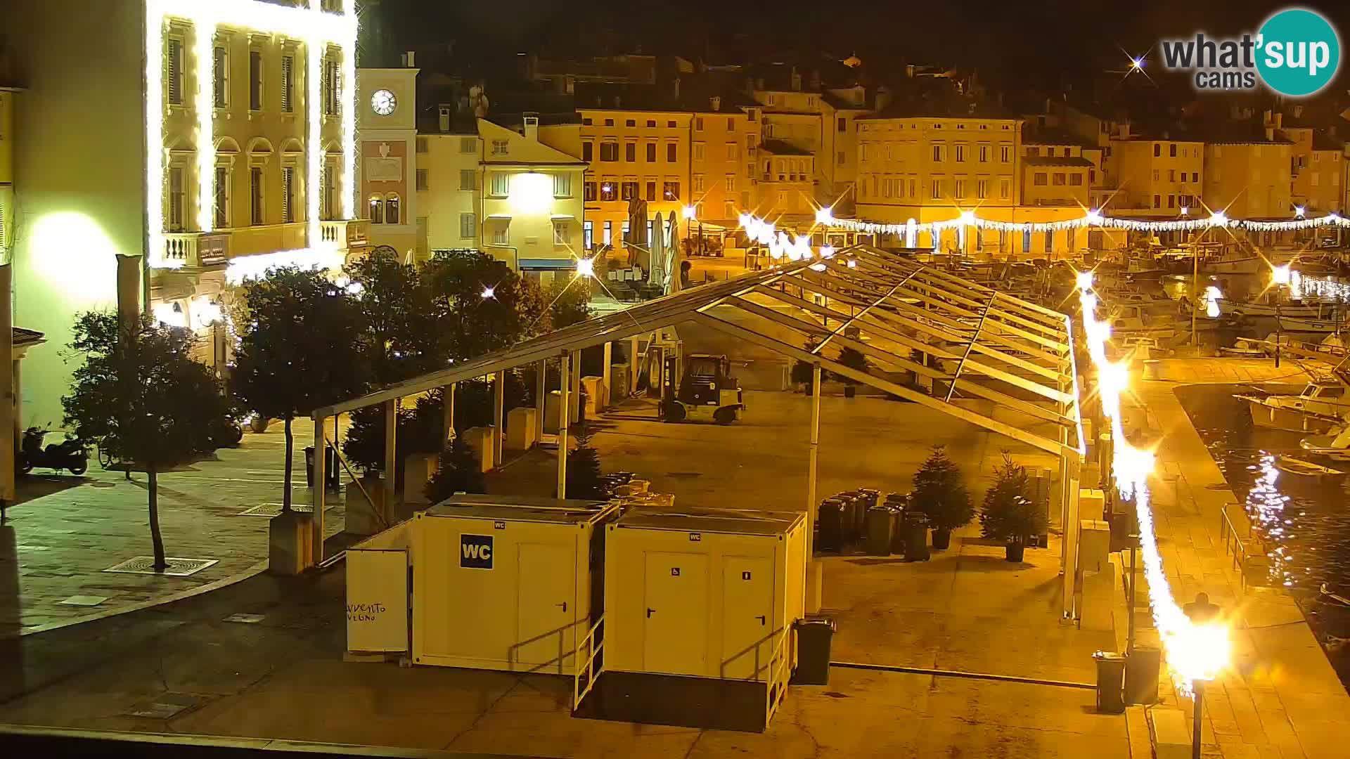 Promenade e marina a Rovinj