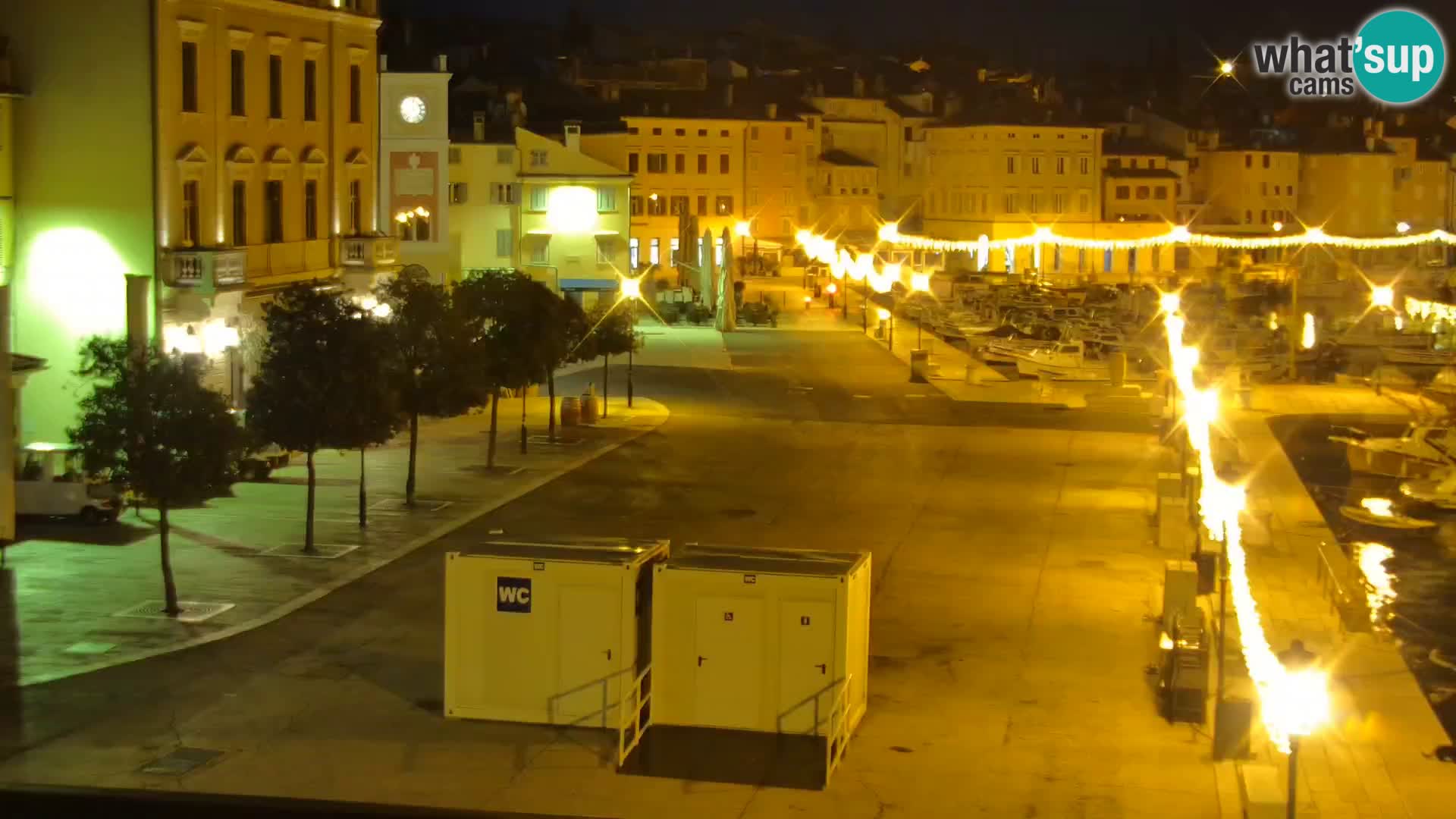 Promenade e marina a Rovinj