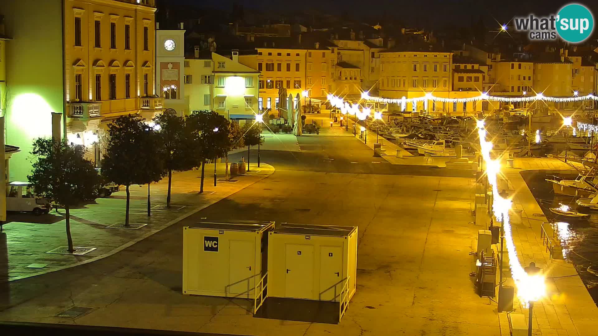 Promenade e marina a Rovinj