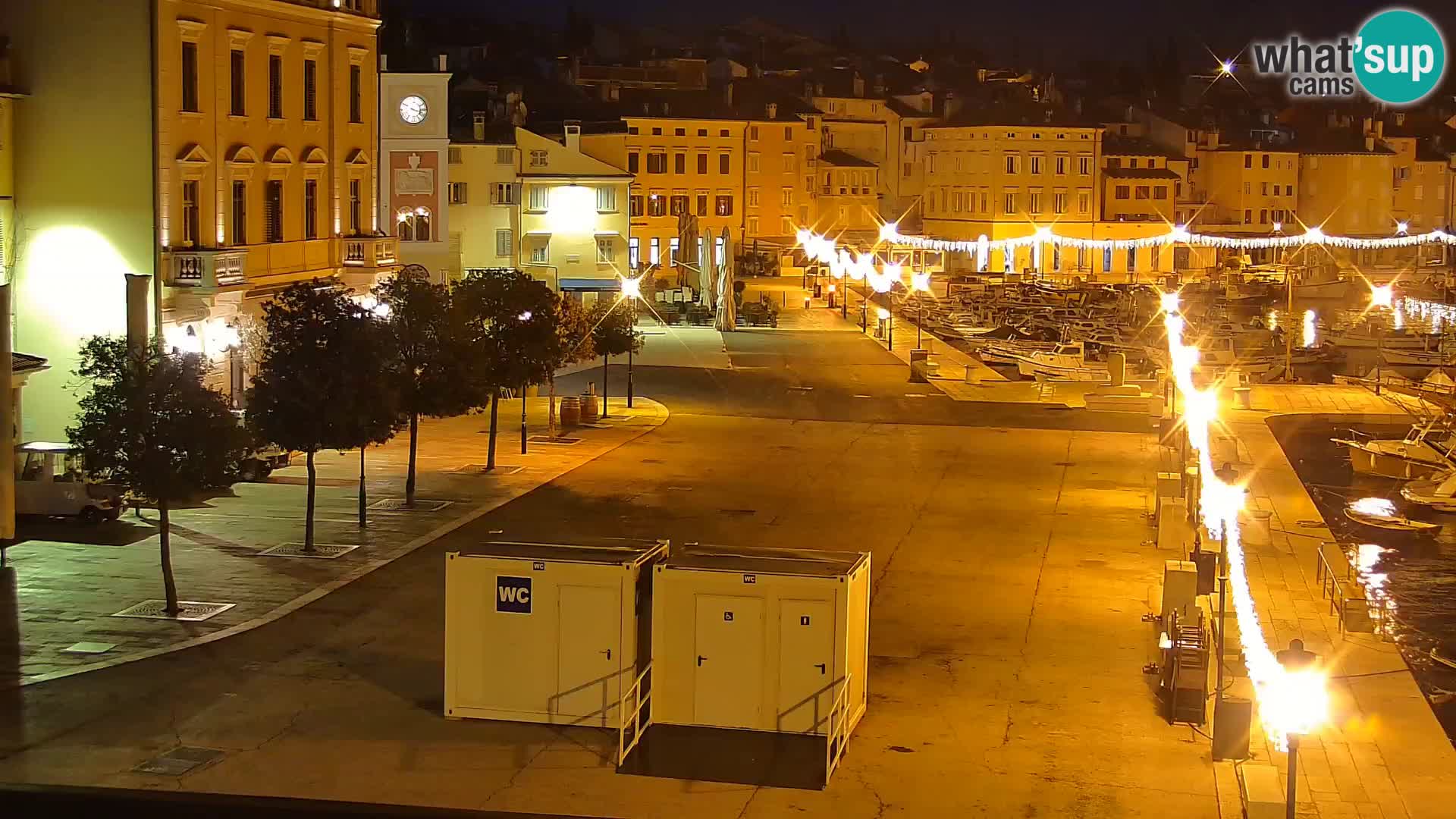 Promenade e marina a Rovinj