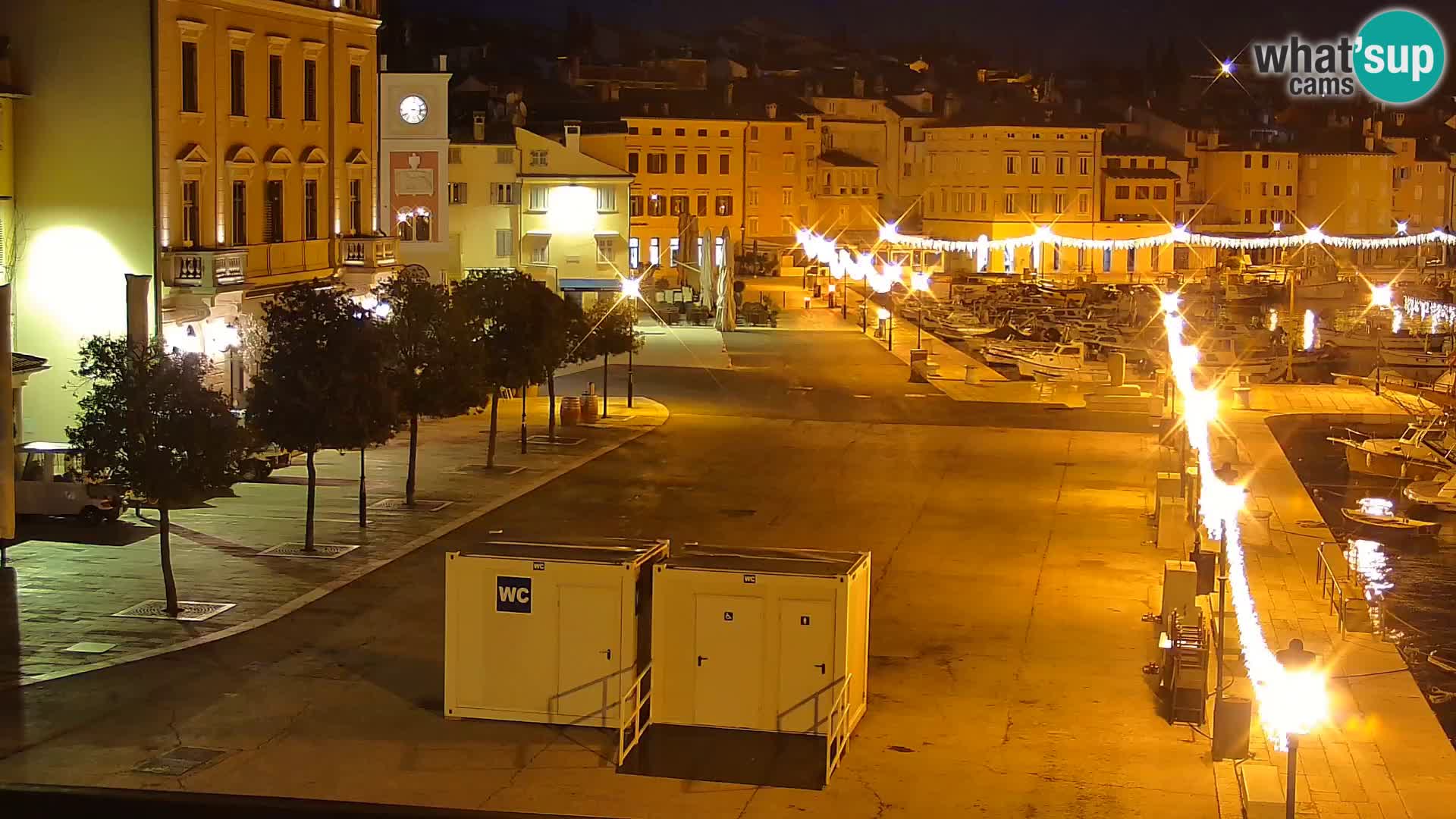 Promenade e marina a Rovinj