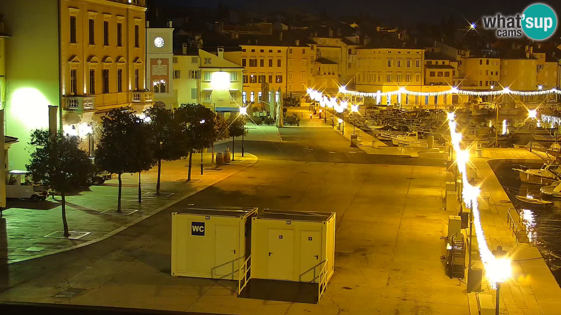 Promenade e marina a Rovinj