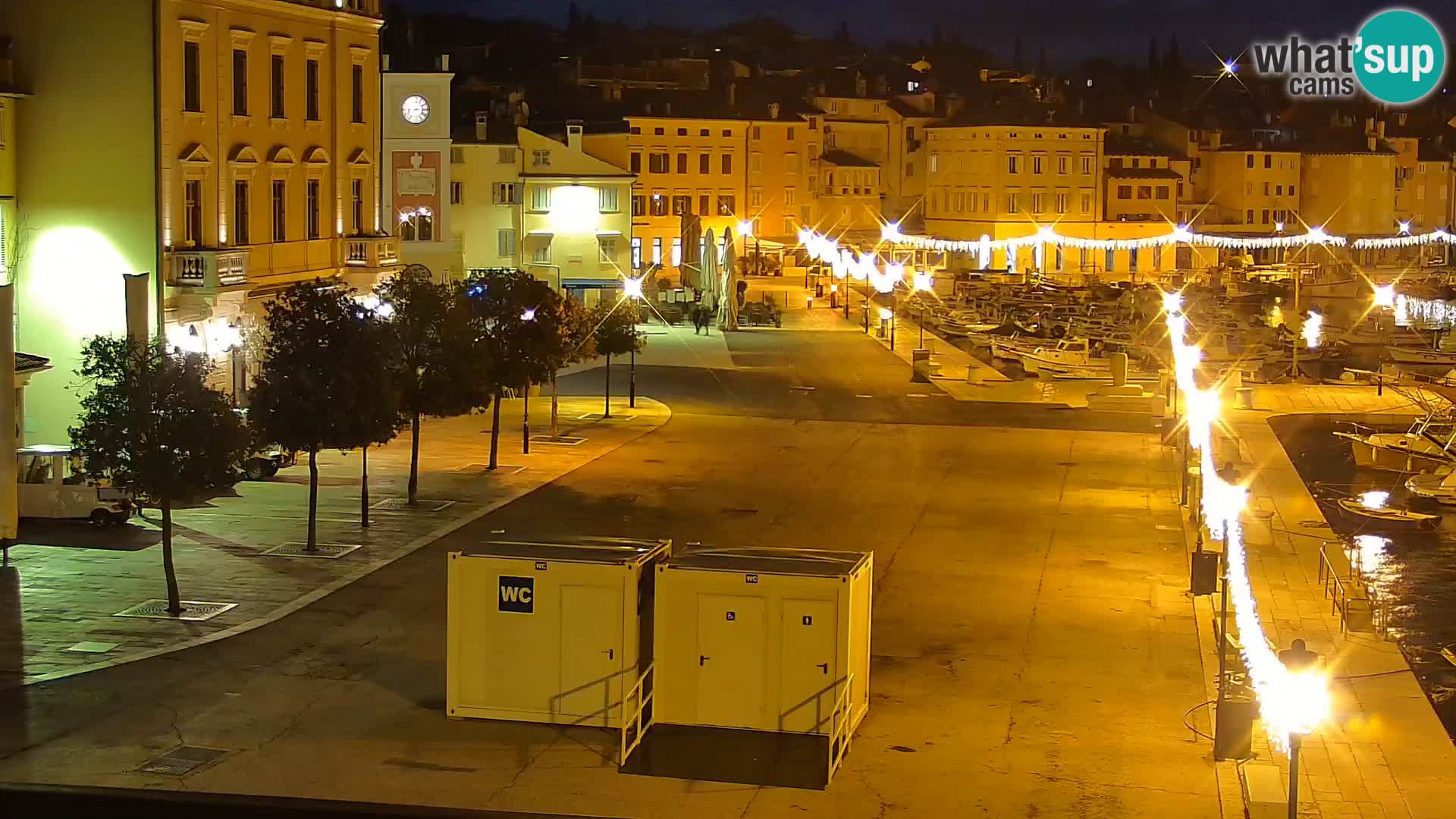 Rovinj webcam promenade and marina – Istria – Croatia