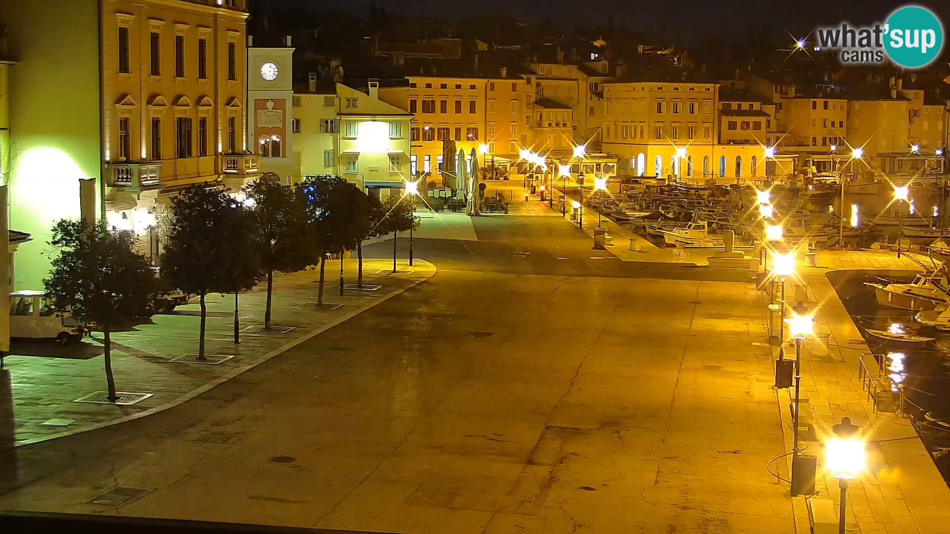 Rovinj webcam promenade and marina – Istria – Croatia