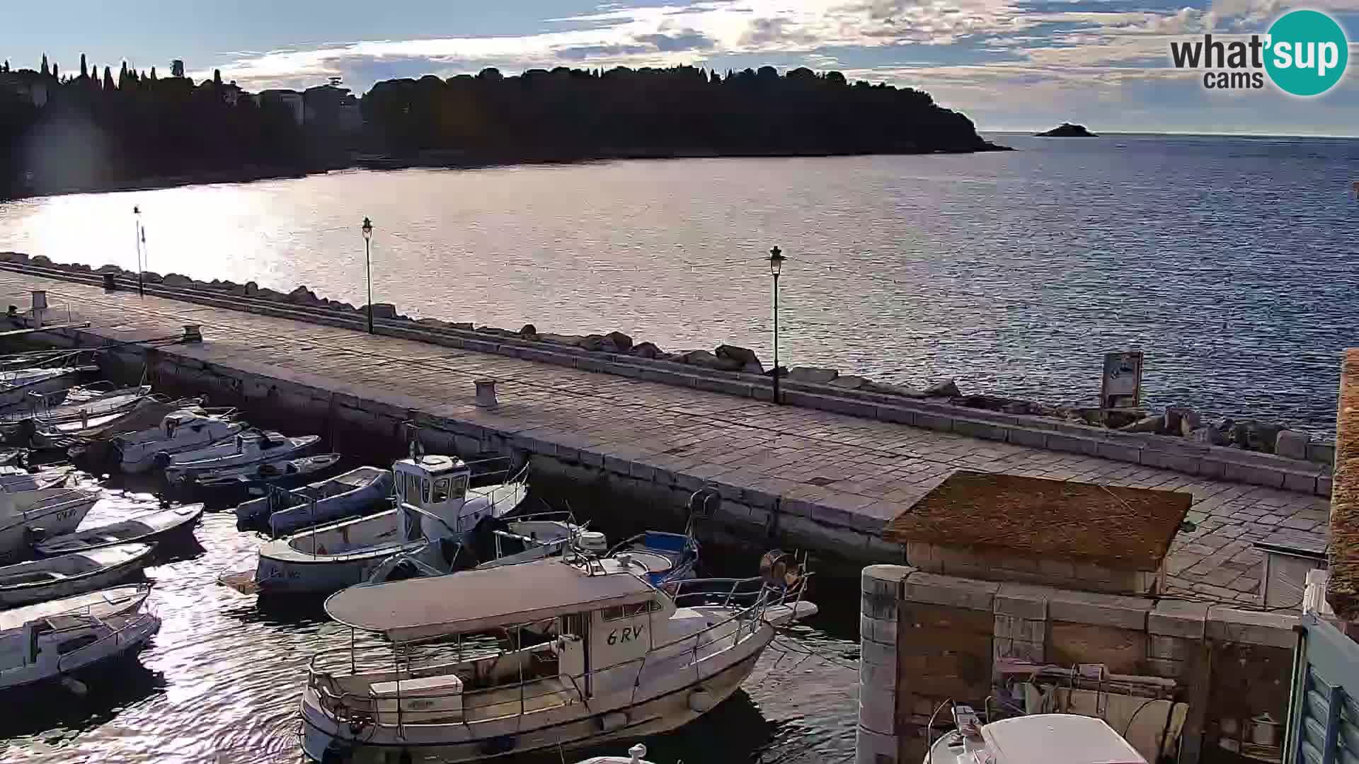 Spletna kamera Rovinj promenada in marina | Rovinj Vreme