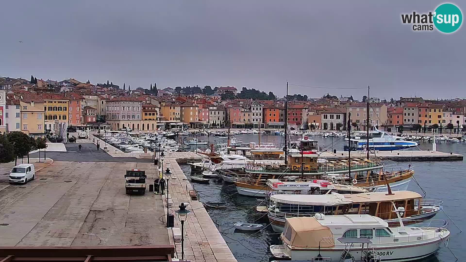 Spletna kamera Rovinj promenada in marina | Rovinj Vreme