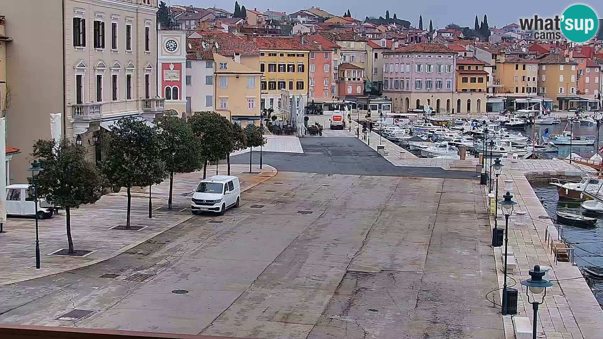 Rovinj webcam promenade and marina – Istria – Croatia