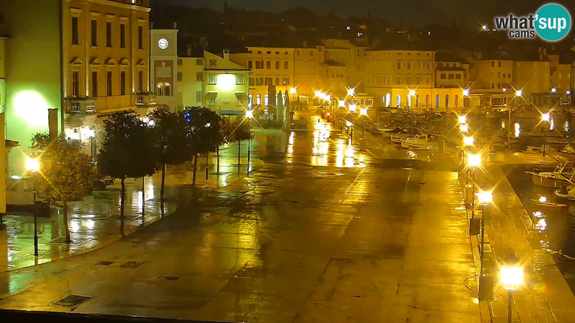 Promenade e marina a Rovinj