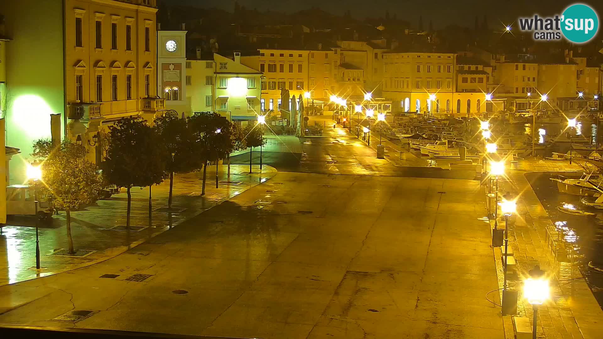 Rovinj webcam promenade and marina – Istria – Croatia