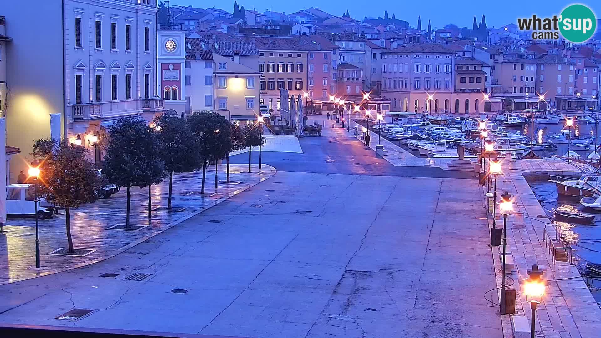 Rovinj webcam promenade and marina – Istria – Croatia