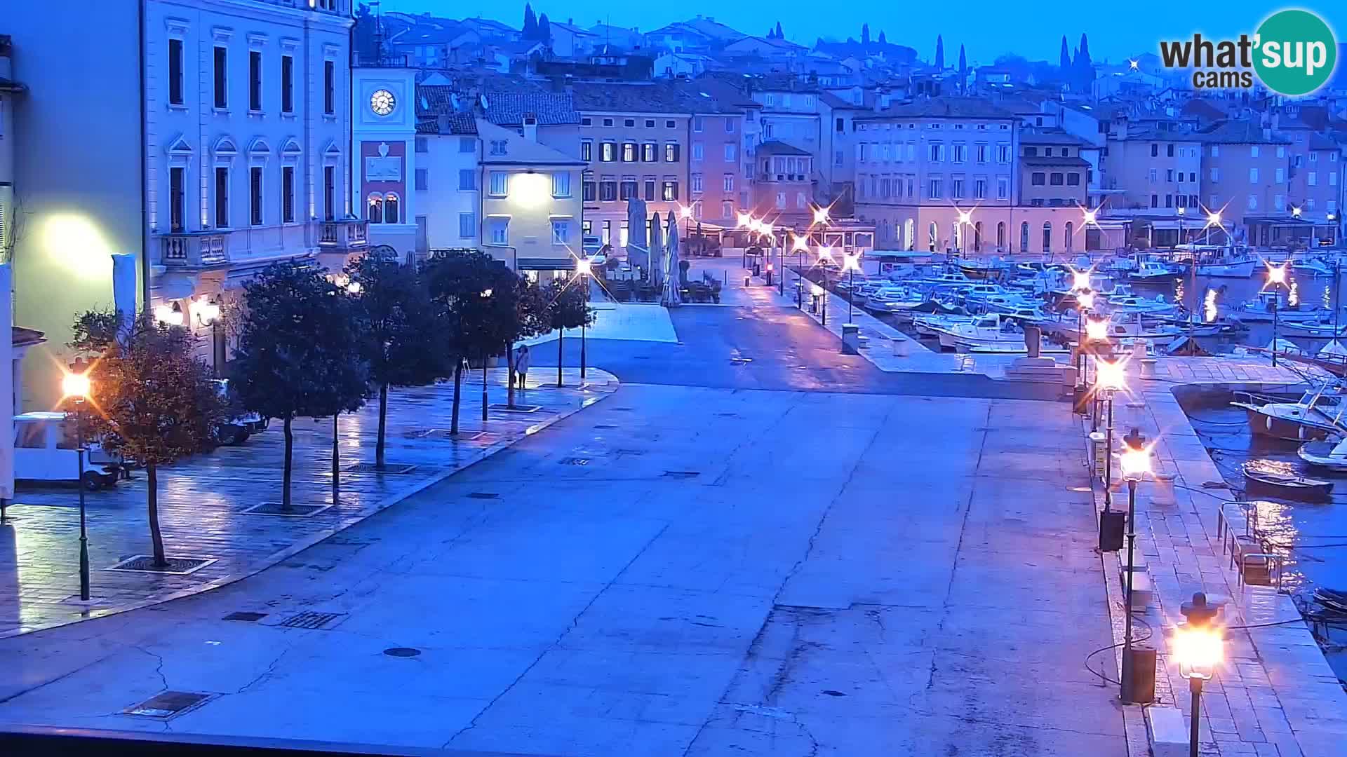 Rovinj webcam promenade and marina – Istria – Croatia