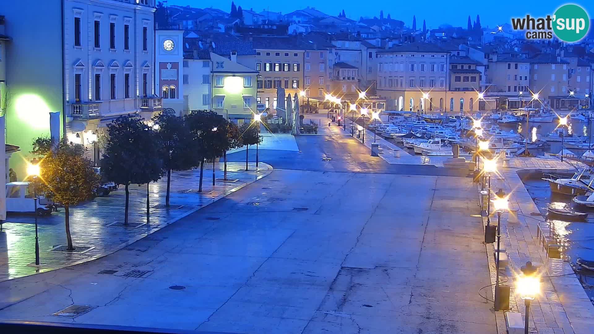 Promenade e marina a Rovinj