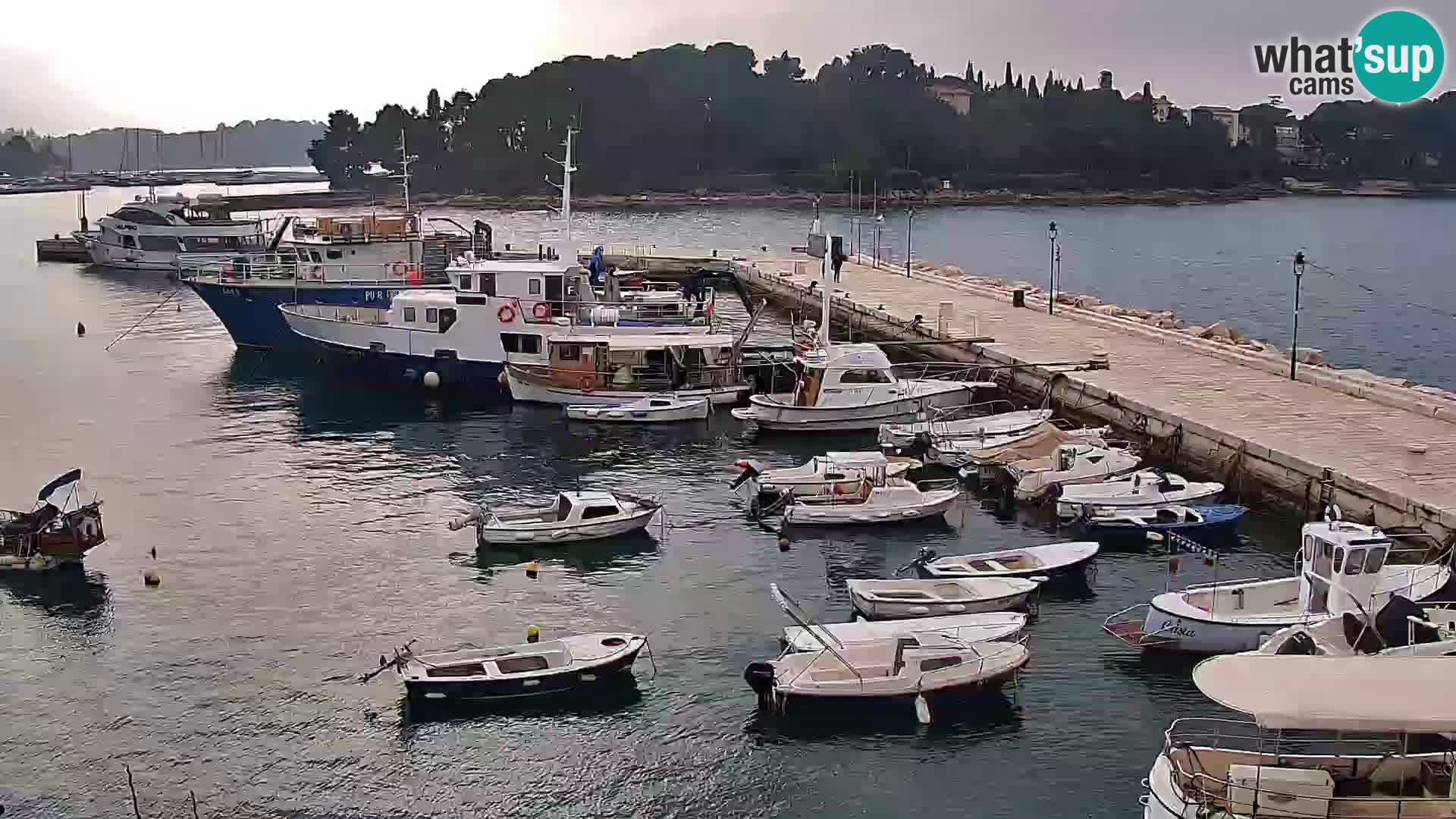 Promenade e marina a Rovinj