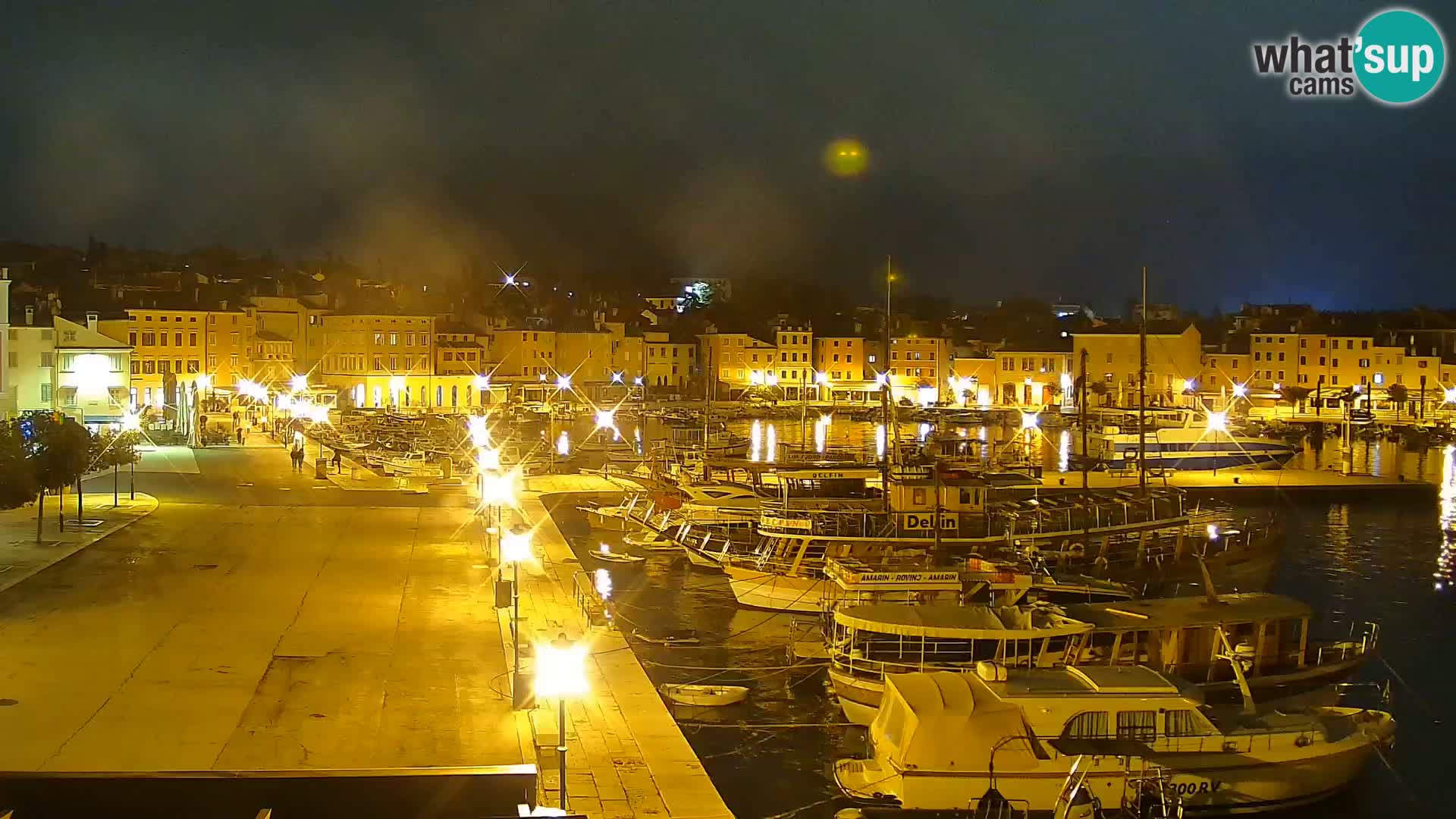 Promenade e marina a Rovinj