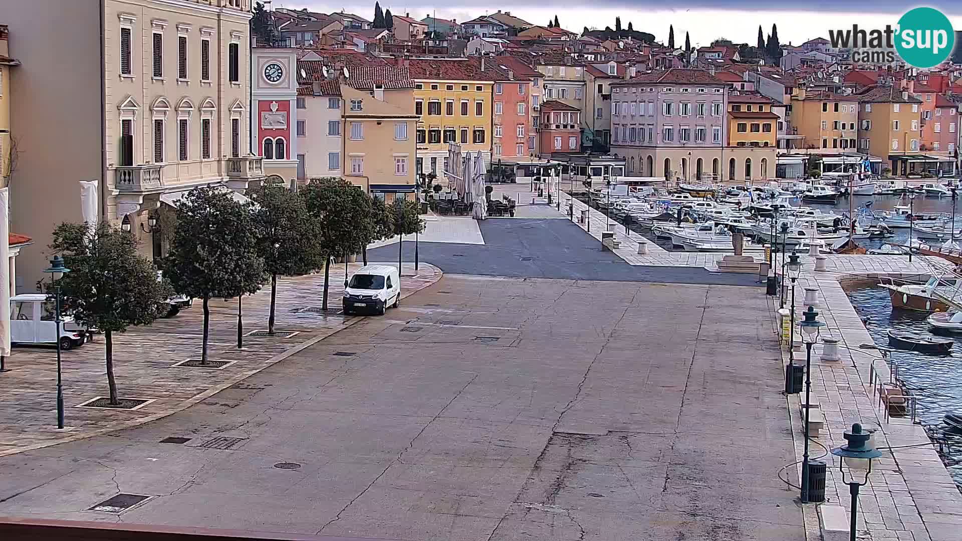 Promenade e marina a Rovinj