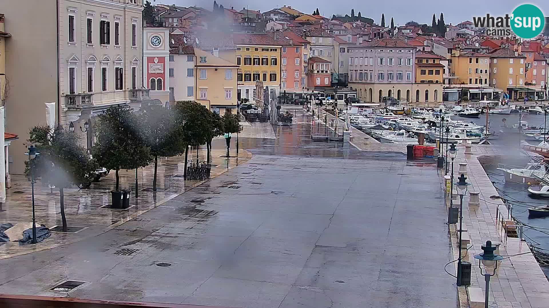 Promenade e marina a Rovinj