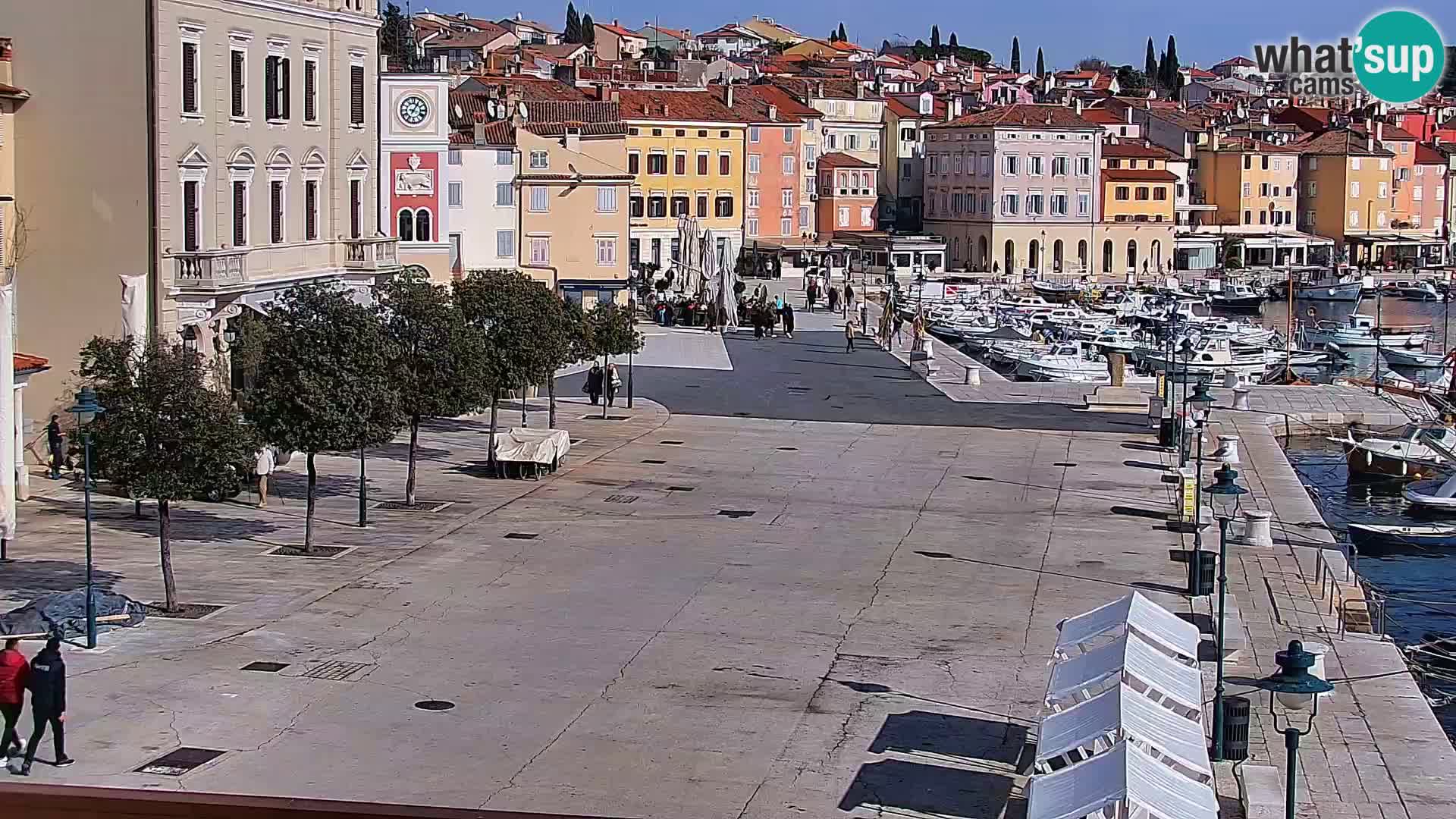 Rovinj webcam promenade and marina – Istria – Croatia