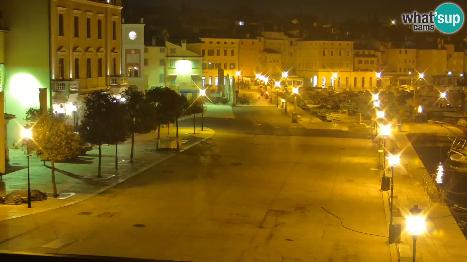 Promenade e marina a Rovinj