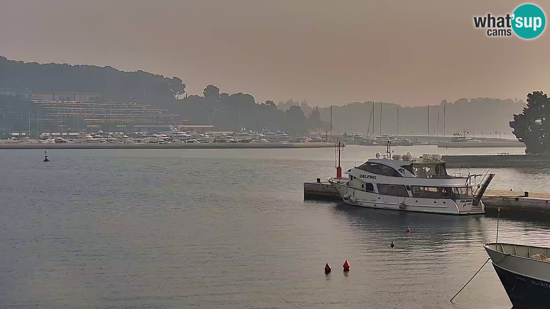 Promenade e marina a Rovinj