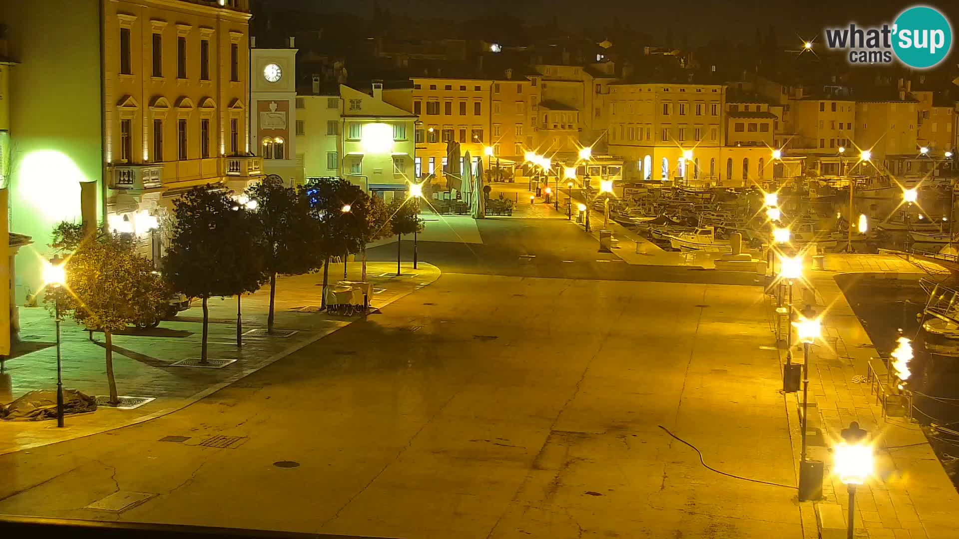 Promenade e marina a Rovinj