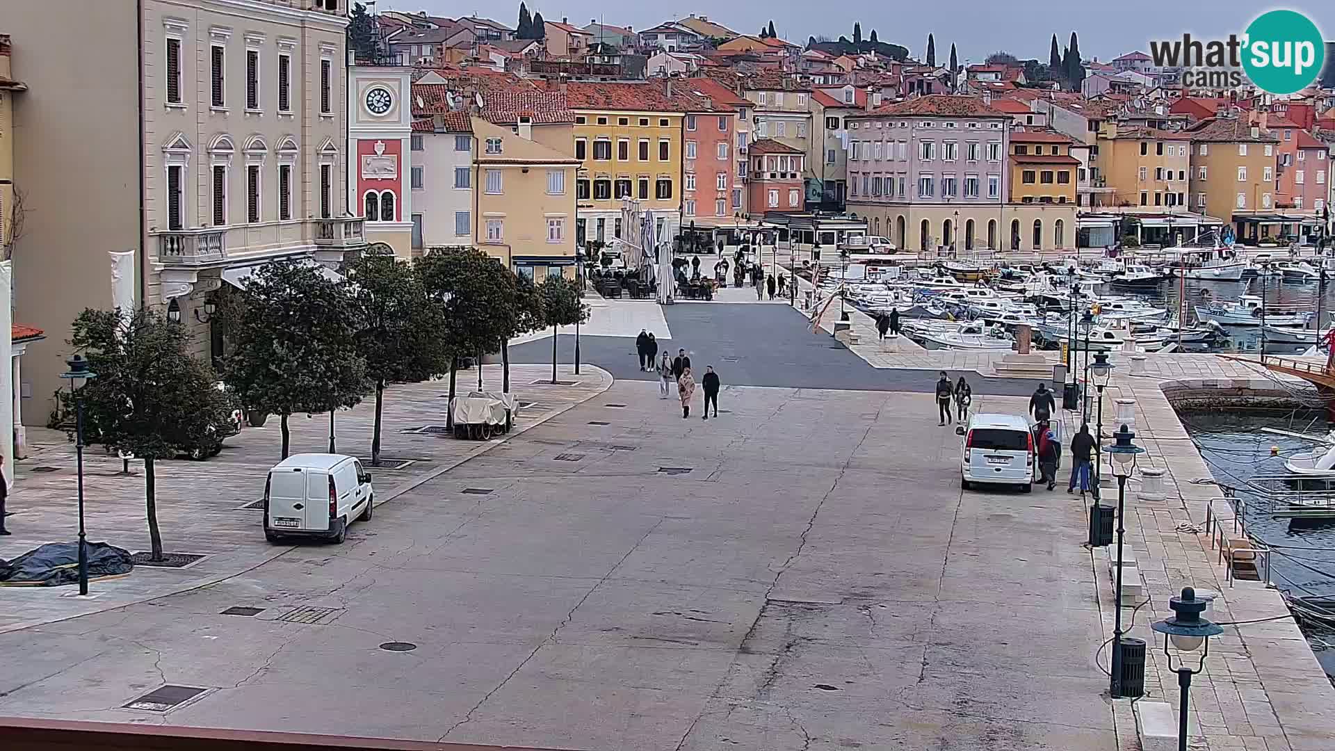 Spletna kamera Rovinj promenada in marina | Rovinj Vreme