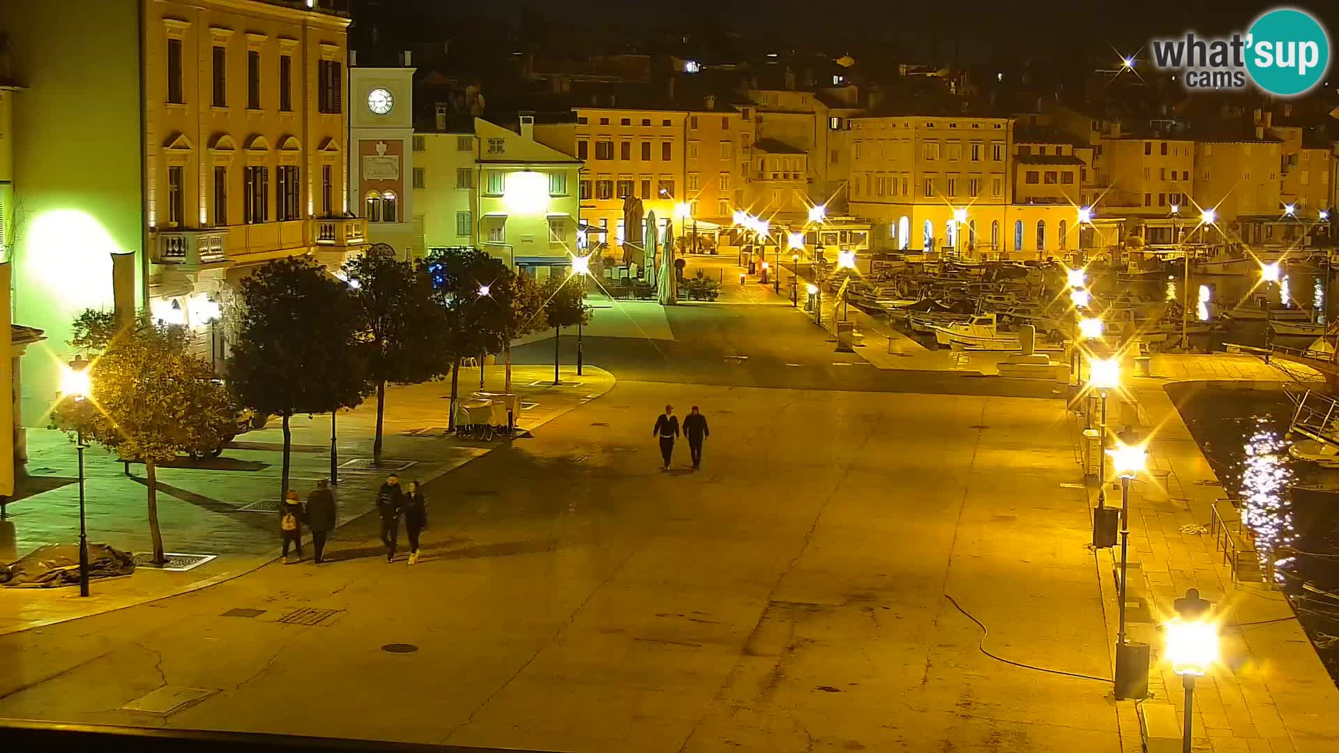 Promenade e marina a Rovinj