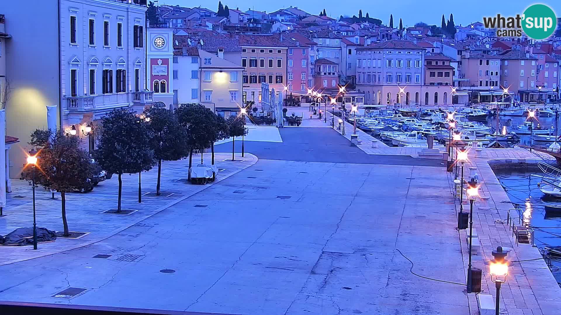 Webcam Rovigno marina | Lungomare | Rovinj Croazia