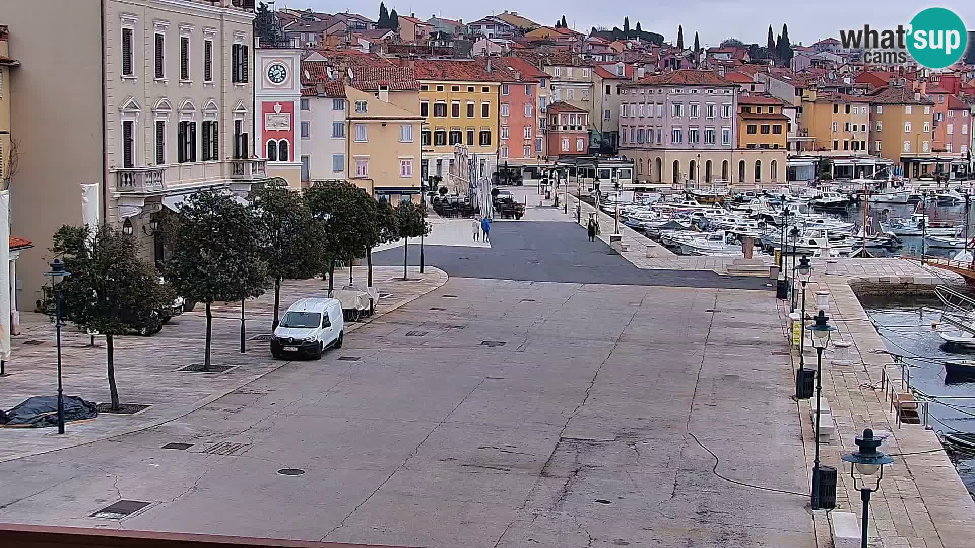 Webcam Rovigno marina | Lungomare | Rovinj Croazia