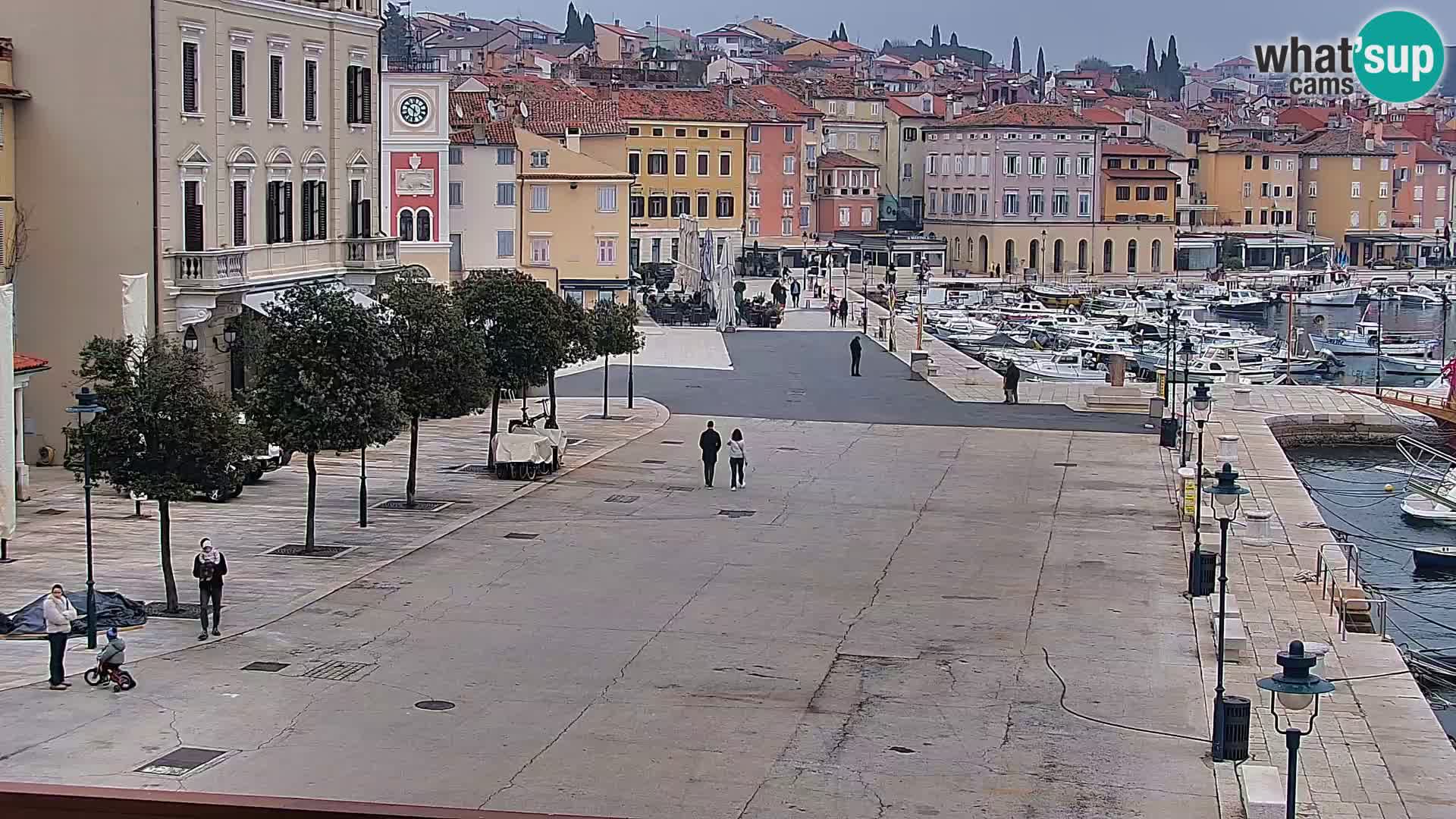 Spletna kamera Rovinj promenada in marina | Rovinj Vreme