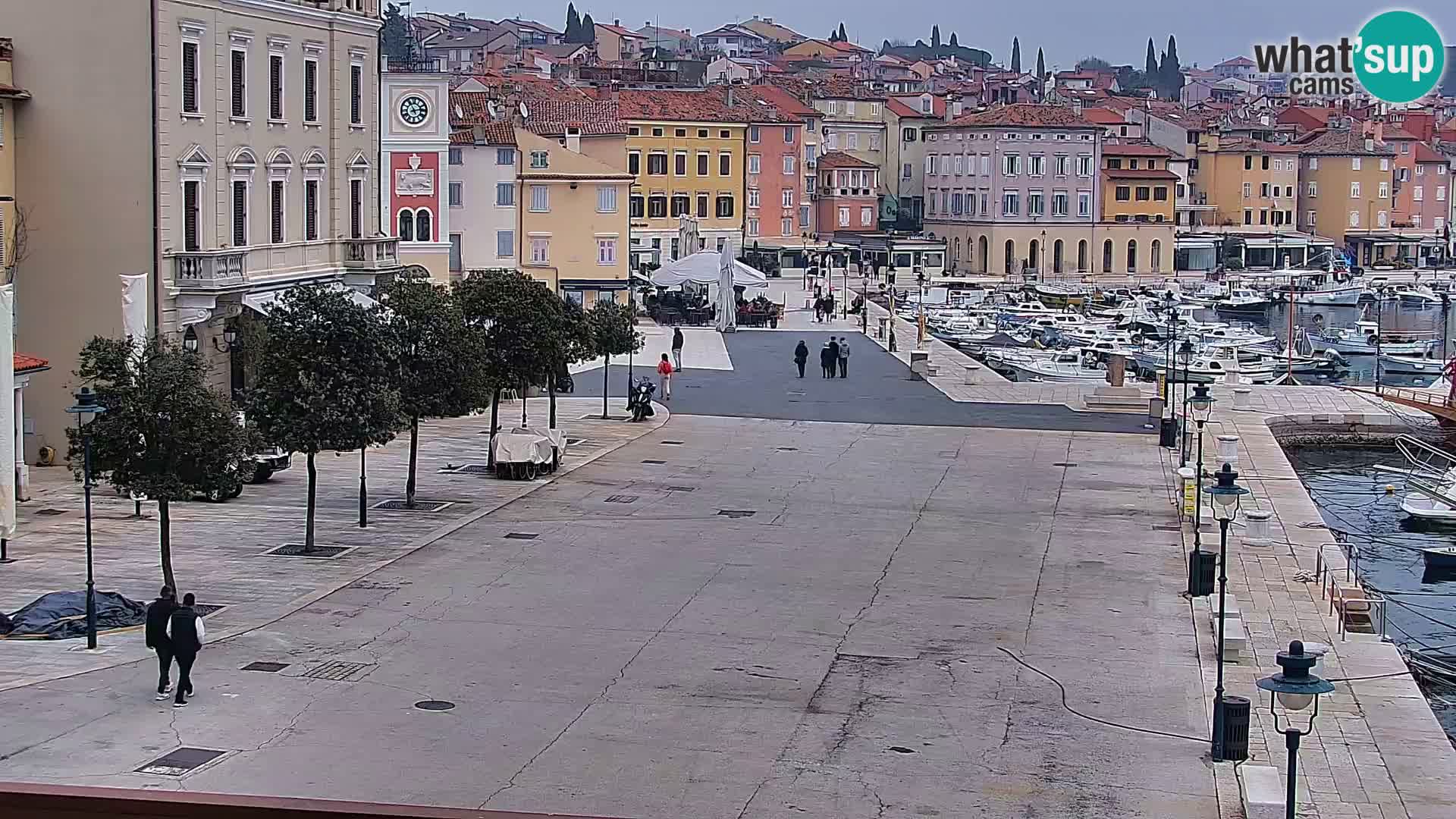 Rovinj webcam promenade and marina – Istria – Croatia