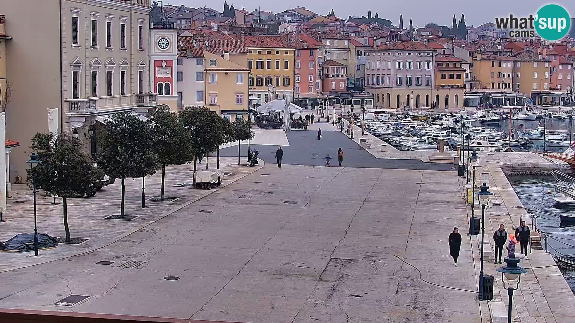 Rovinj webcam promenade and marina – Istria – Croatia