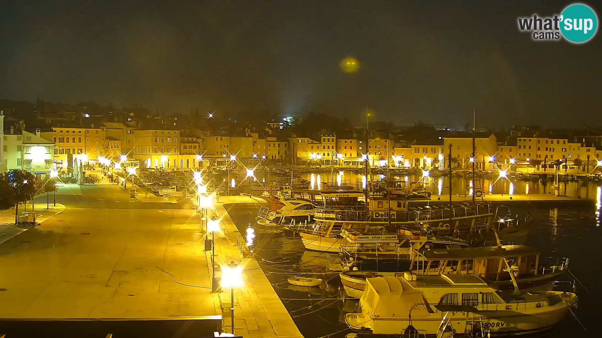 Webcam Rovigno marina | Lungomare | Rovinj Croazia