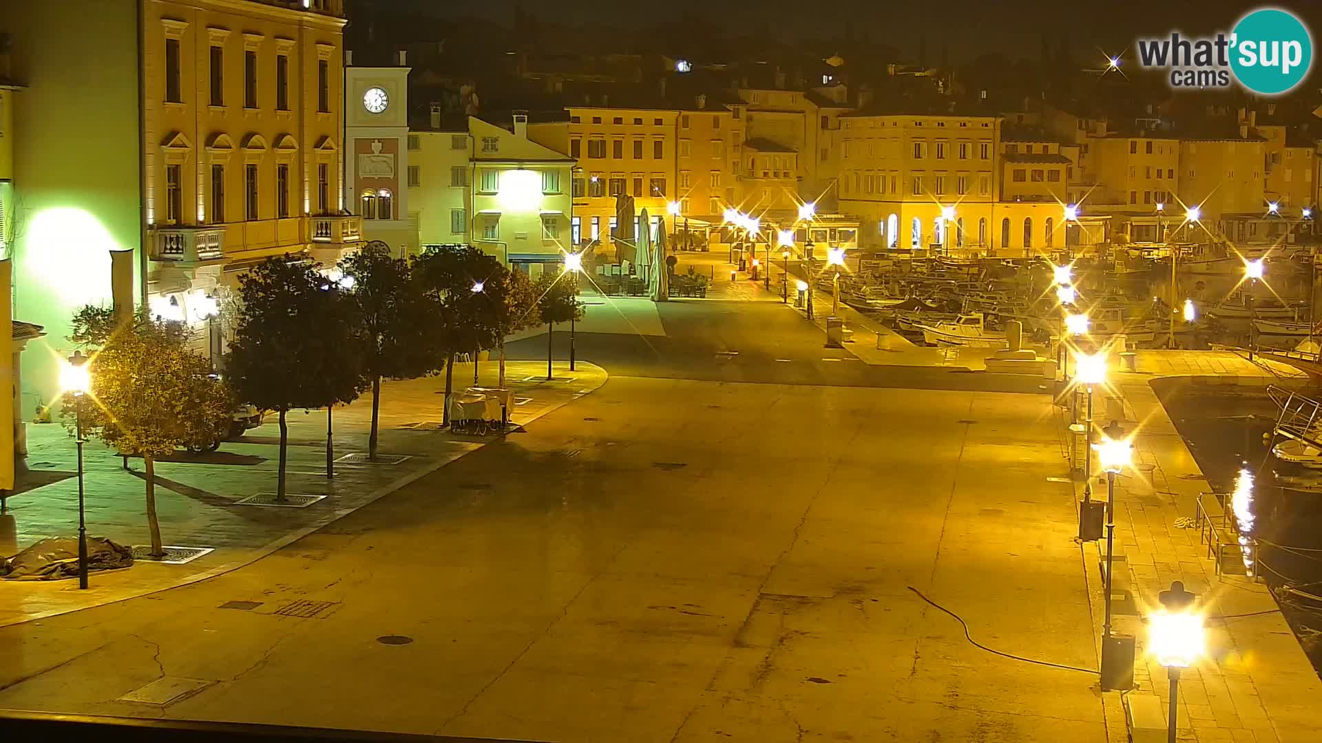 Promenade e marina a Rovinj